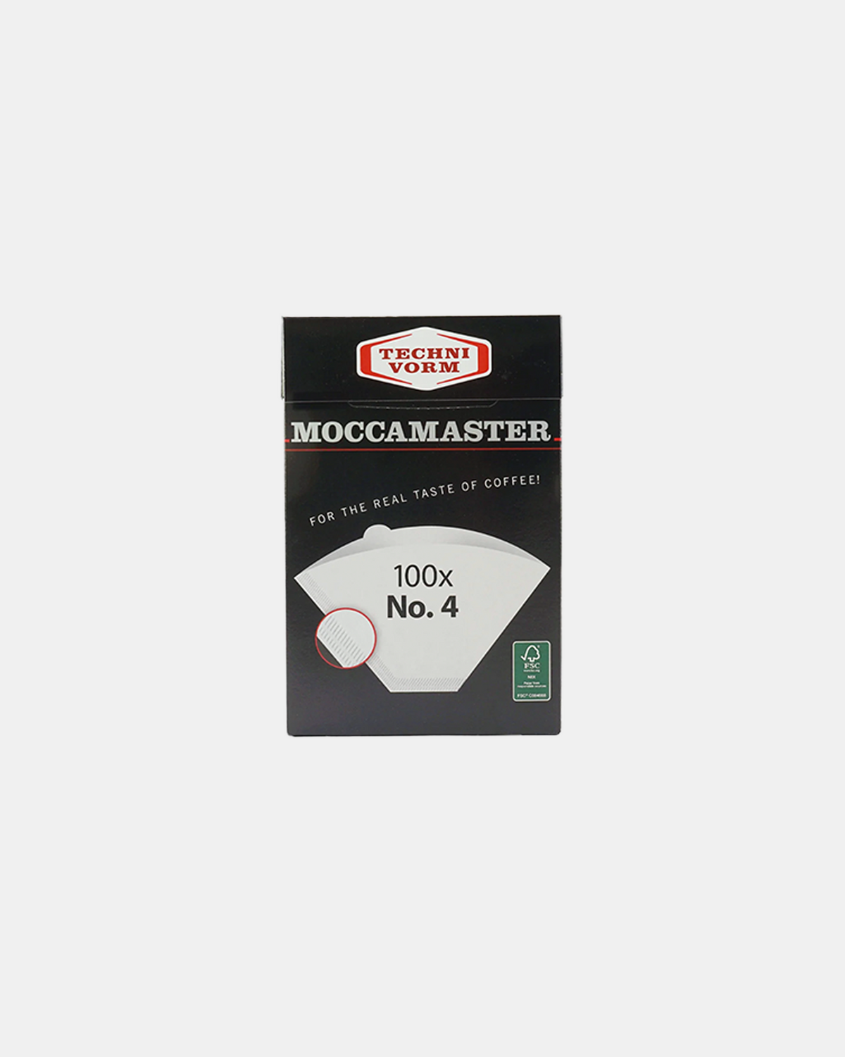 Filtres à Café Technivorm Moccamaster #4 - Blanc, 2 Paquets, Sans Produits Chimiques